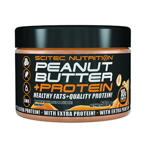 Замінник харчування Scitec Peanut Butter+Protein, 500 грам