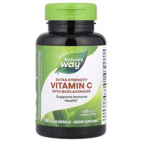 Витамины и минералы Nature's Way Vitamin C with Bioflavonoids Extra Strength, 100 капсул