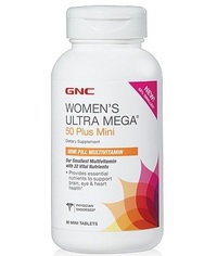 Витамины и минералы GNC Women's Ultra Mega 50 Plus Mini, 90 таблеток