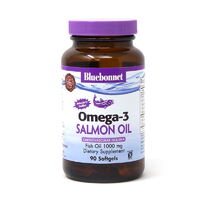 Жирні кислоти Bluebonnet Nutrition Natural Omega-3 Salmon Oil, 90 капсул