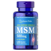 Препарат для суставов и связок Puritan's Pride MSM 500 mg, 120 капсул