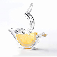 Ручная соковыжималка Соковыжималка ручная, сквизер, пресс для долек лимона, лайма, дольки цитрусовых, прозрачная