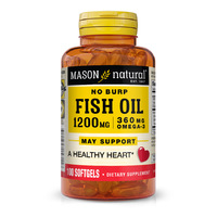 Жирные кислоты Mason Natural Fish Oil 1200 mg Omega-3 360 mg, 100 капсул