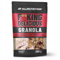 Заменитель питания AllNutrition FitKing Delicious Granola, 300 грамм, фрукты