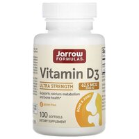 Витамины и минералы Jarrow Formulas Vitamin D3 2500 IU, 100 капсул