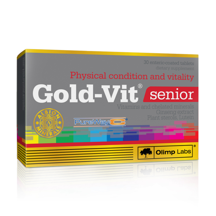 Вітаміни та мінерали Olimp Gold Vit for Senior, 30 капсул