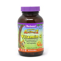 Витамины и минералы Bluebonnet Rainforest Animalz Vitamin С for kids, 90 жевательных таблеток