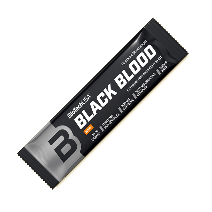 Предтренировочный комплекс BioTech Black Blood NOX 19 грамм, тропические фрукты