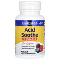 Натуральная добавка Enzymedica Acid Soothe, 30 жевательных таблеток