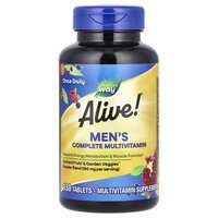 Витамины и минералы Nature's Way Alive! Men's Complete Multivitamin, 130 таблеток