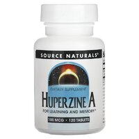 Натуральная добавка Source Naturals Huperzine А 100 mcg, 120 таблеток