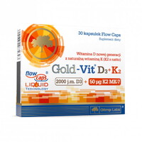 Витамины и минералы Olimp Gold-Vit D3+K2 2000 UI, 30 капсул