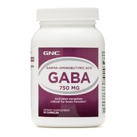 Аминокислота GNC GABA 750, 90 капсул