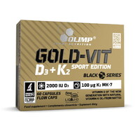 Витамины и минералы Olimp Gold-Vit D3+K2 Sport Edition, 60 капсул