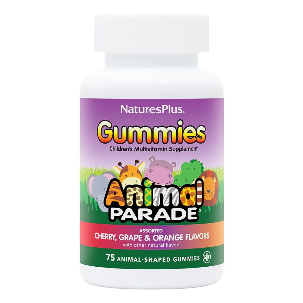 Вітаміни та мінерали Natures Plus Animal Parade Gummies, 50 желейок