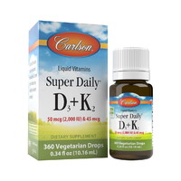 Витамины и минералы Carlson Labs Super Daily D3+K2 2000 IU &amp; 45 mcg, 10.16 мл