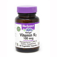 Витамины и минералы Bluebonnet Vitamin К2 100 mcg, 50 капсул