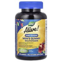 Витамины и минералы Nature's Way Alive! Men's Gummy Zero Sugar, 50 желеек