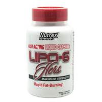 Жиросжигатель Nutrex Research Lipo-6 Hers Maximum Strength, 120 жидких капсул
