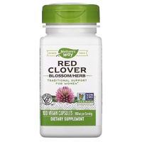 Натуральная добавка Nature's Way Red Clover, 100 вегакапсул