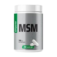Препарат для суставов и связок Sporter MSM 700 mg, 200 капсул