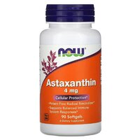 Натуральная добавка NOW Astaxanthin 4 mg, 90 капсул СРОК 04.24
