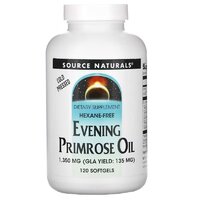 Жирные кислоты Source Naturals Evening Primrose Oil 1350 mg, 120 капсул