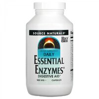 Натуральная добавка Source Naturals Daily Essential Enzymes 500 mg, 60 капсул