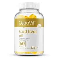 Жирные кислоты OstroVit Cod Liver Oil, 60 капсул СРОК 05.24