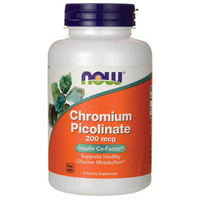Витамины и минералы NOW Chromium Picolinate, 100 вегакапсул