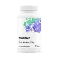Витамины и минералы Thorne Basic Nutrients 2/Day No Iron, 60 капсул