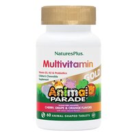 Витамины и минералы Natures Plus Animal Parade Gold, 60 жевательных таблеток