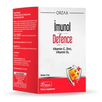 Витамины и минералы Orzax Imunol Defence, 20 пакетиков СРОК 03.26
