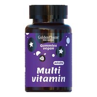 Витамины и минералы Golden Pharm Adults MultiVitamin, 60 желеек