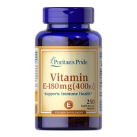 Витамины и минералы Puritan's Pride Vitamin  E 400 IU (180 mg), 250 капсул