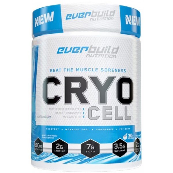 Амінокислота BCAA Everbuild Cryo Cell BCAA 8:1:1, 480 грам