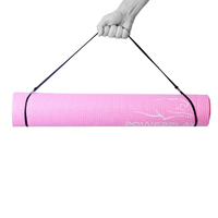 Коврик для йоги и фитнеса PowerPlay 4010, 173x61x0.6, Pink