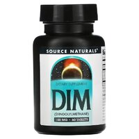 Натуральная добавка Source Naturals DIM (Diindolylmethane) 100 mg, 60 таблеток
