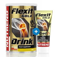 Препарат для суставов и связок Nutrend Flexit Gold Drink 400 г + Flexit Gold Gel 100 мл, SALE