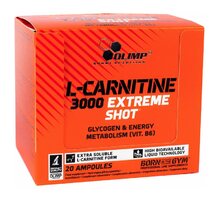 Жиросжигатель Olimp L-Carnitine 3000 Extreme Shot, 20*25 мл