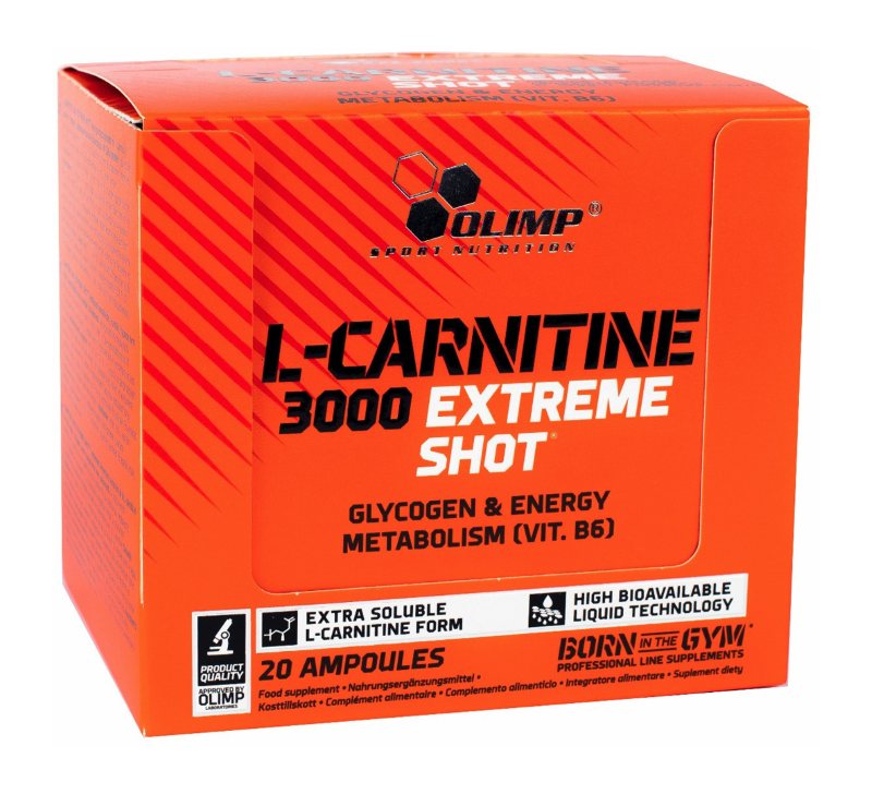 Жиросжигатель Olimp L-Carnitine 3000 Extreme Shot, 20*25 мл
