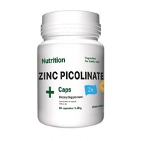 Витамины и минералы EntherMeal Zinc Picolinate, 60 капсул