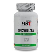 Натуральная добавка MST Ginkgo Biloba, 60 капсул
