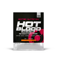 Предтренировочный комплекс Scitec Hot Blood No-Stim, 25 грамм