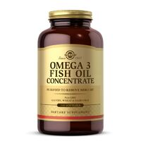 Жирні кислоти Solgar Omega 3 Fish Oil Concentrate, 240 капсул
