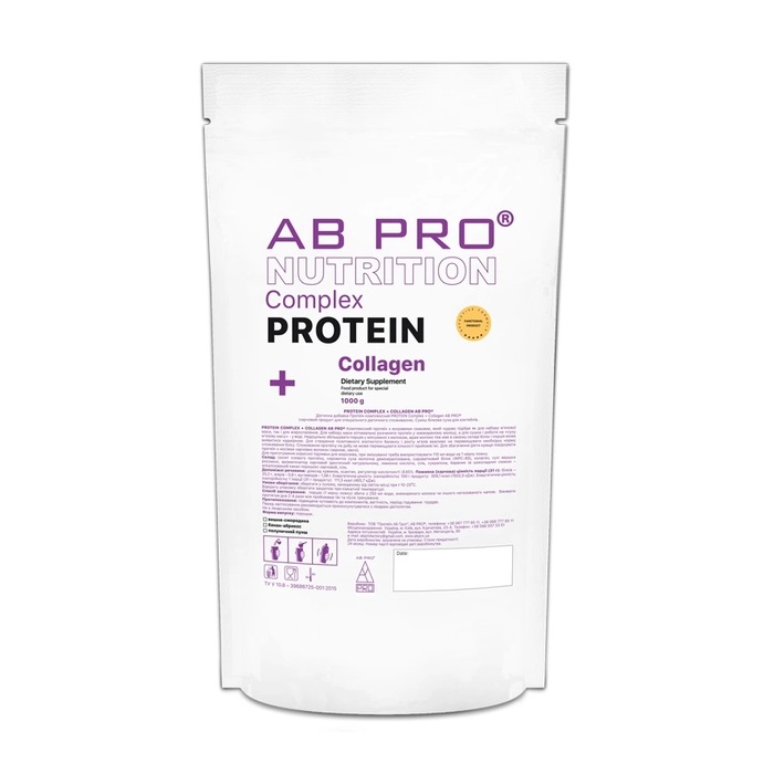 Протеин AB Pro Protein Complex + Collagen, 1 кг