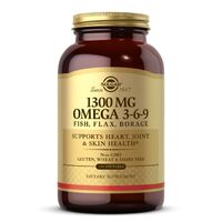Жирні кислоти Solgar Omega 3-6-9 1300 mg, 120 капсул