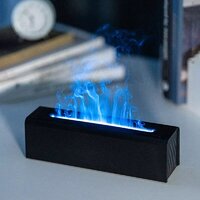 Увлажнитель воздуха портативный Kinscoter DQ-711 Nordic Style Flame V3 аромадифузор электрический, эффект пламени, Black