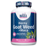 Натуральная добавка Haya Labs Horny Goat Weed + Maca, 90 таблеток