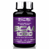 Аминокислота BCAA Scitec BCAA 1000, 100 капсул